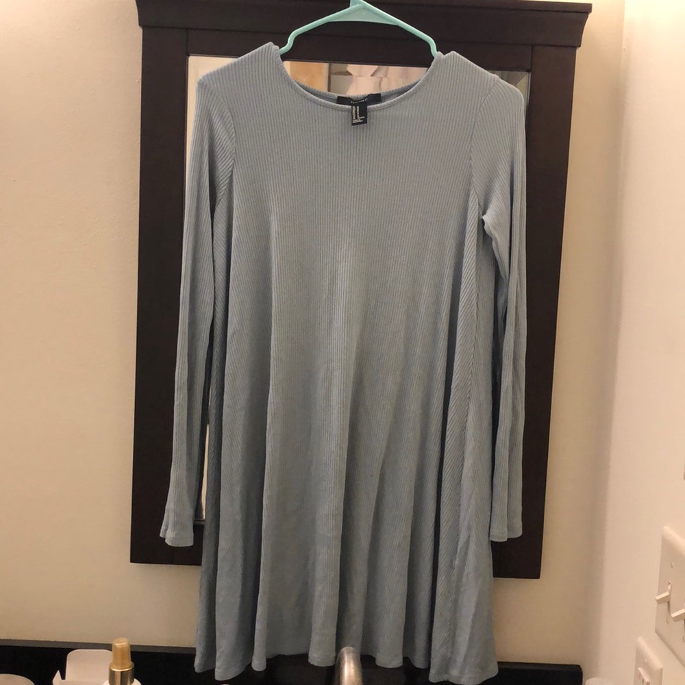 Light Blue flowy Forever 21 mini Dress